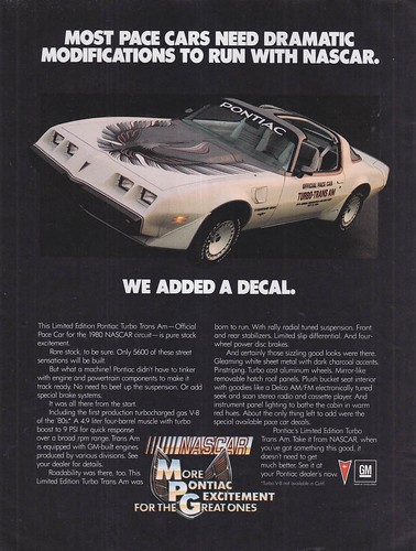 Pace cars need modification - pace,