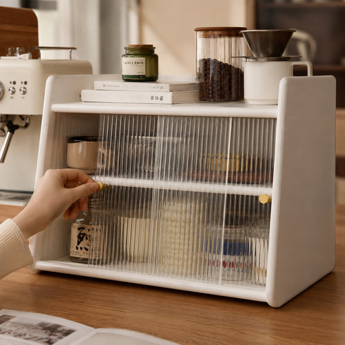 Ash wood desktop storage - ash,
