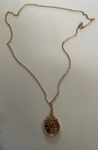 22ct gold plated - colour, good