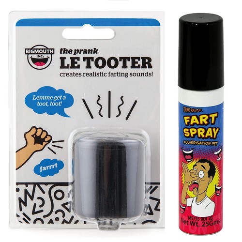 Fart spray tooter combo - spray, le