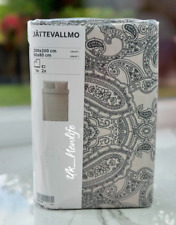 Ikea JATTEVALLMO Double Duvet Cover  Pillowcases Bed Set 305.005.67 Brand New