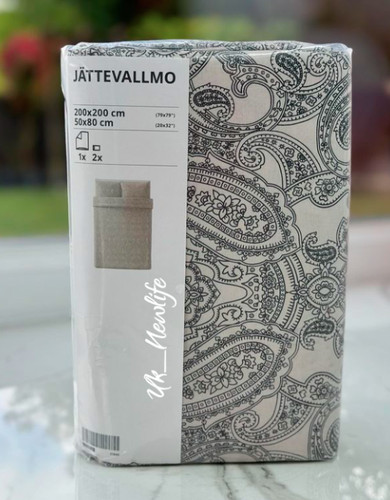 Ikea jattevallmo double - jattevallmo, duvet