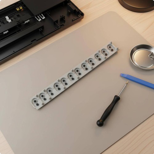 Silicone key contact pad low - key,
