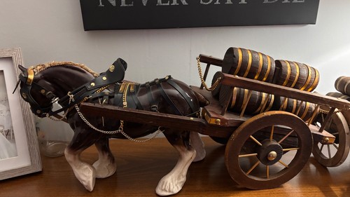 Vintage large shire horse - large, &