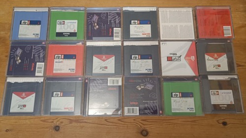 Zip disk iomega 100mb case - disk,