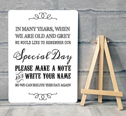 Guest book wishing - a5,
