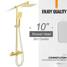 Brushed Gold Square Exposed