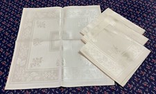 Four Vintage Cocktail Napkins