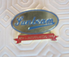 SUNBEAM LAND SPEED RECORD 1924 LAPEL BADGE.