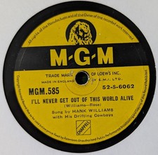 78rpm Country  Music x 3