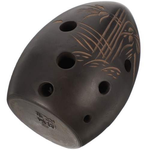 Children practice ocarina - children,