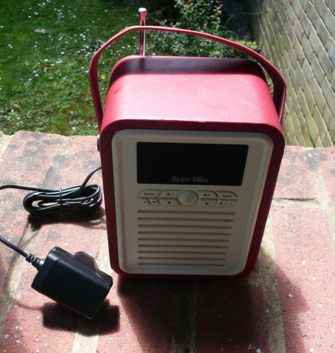 Retro mini dab radio with - mini,
