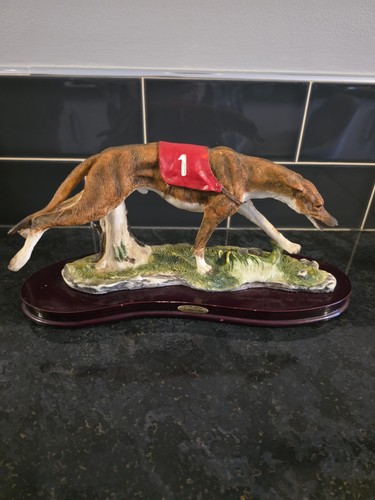Greyhound ornament statue - statue, on