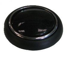 Steering wheel horn push black - wheel,