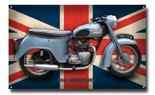 Triumph 3ta motorcycle art - triumph,