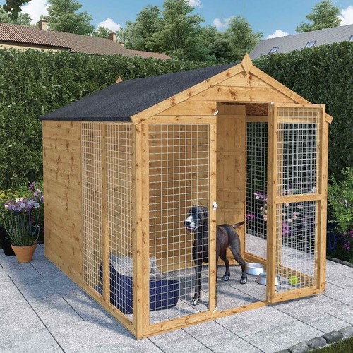 Outdoor dog kennel - kennel, run