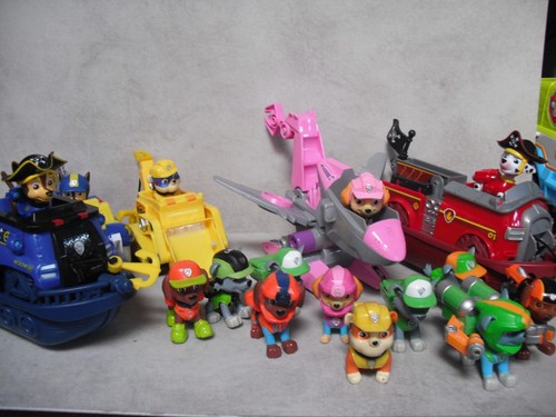 Paw patrol vehicles - vehicles,, figures