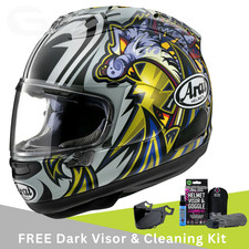 Arai RX-7V Evo Nakasuga 4 Motorbike Motorcycle Helmet & Free Dark Visor