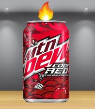 12oz Mountain Dew Red Code Soda Can Candle Candles Handcrafted in TN GREAT GIFT