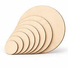 Wooden circle plywood shape - wooden,