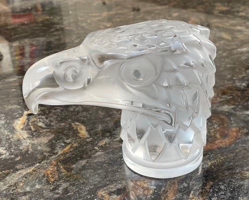 Lalique crystal tete aigle - lalique, d'aigle
