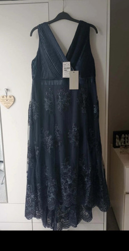 Quiz navy line - a-line, dress
