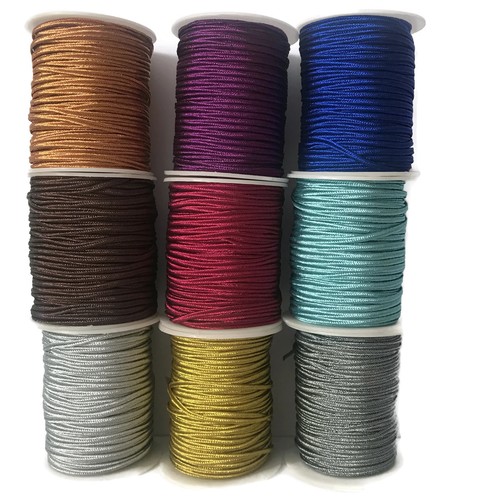 Metallic soutache braid - metallic,