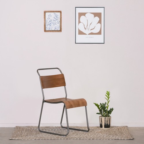 Retro metal plywood dining - retro,