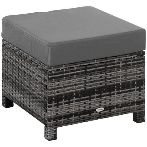 Rattan footstool wicker - rattan,