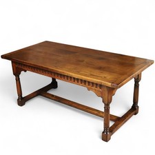Vintage Solid Oak Refectory