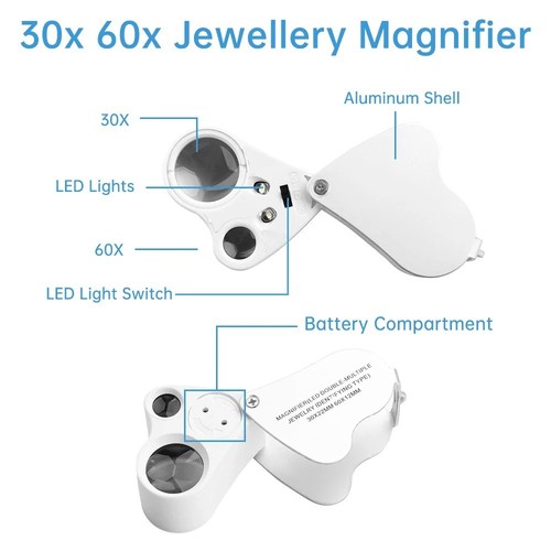 30x 60x led jewellers loupe - 30x,