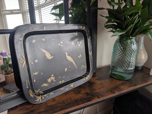 Victorian black laquerre - victorian,