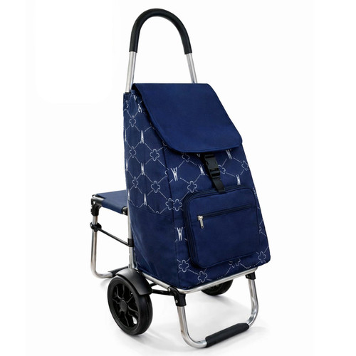 Folding shopping trolley - folding,