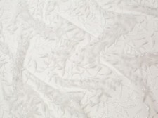 Minerva Jasmine Glitter Tulle Net Fabric Porcelain - per metre