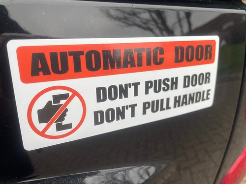 Not pull handle - pull,