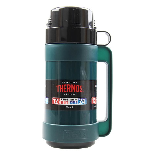 Thermos flask green - green, hot
