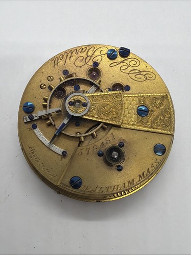 1871 waltham key wind - waltham, &