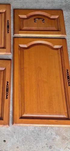 Solid oak wood kitchen doors - solid,