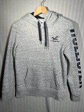 Hollister Women Grey Hooded