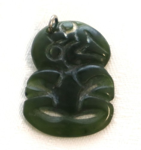 Vintage māori tiki pendant - vintage,
