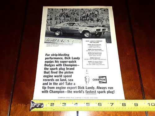 1969 dick landy dodge charger - landy,