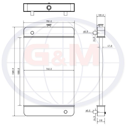 Radiator for wilson fg - for,