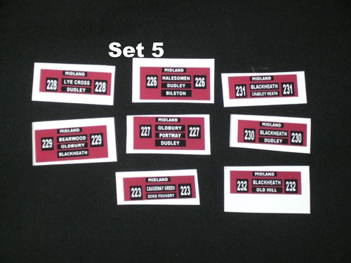 Midland red model bus routes - red,
