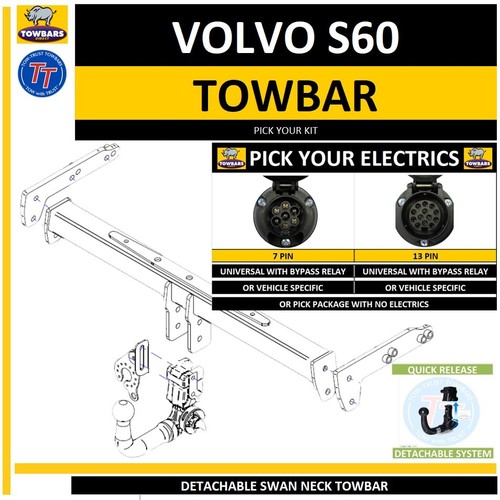 Tow bar detachable for - bar,