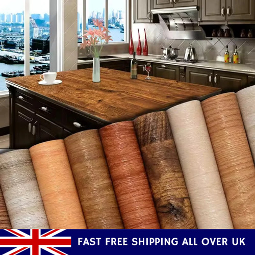 Wood effect vinyl - wood, self
