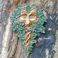 Oak guardian green man - man, tree