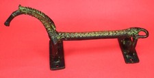 Horse Shape Victorian Style Handcrafted Brass Almirah Cabinet Door Pull Handle