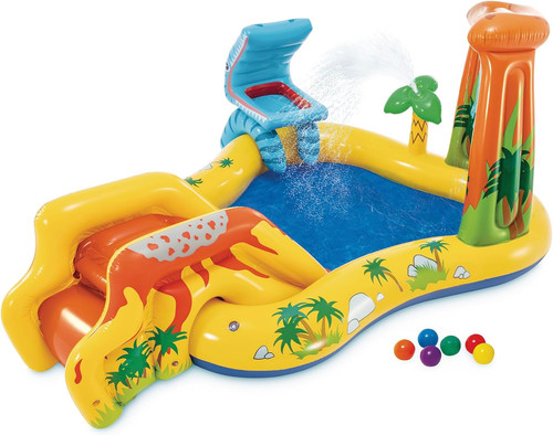 Inflatable dinosaur water park - dinosaur,
