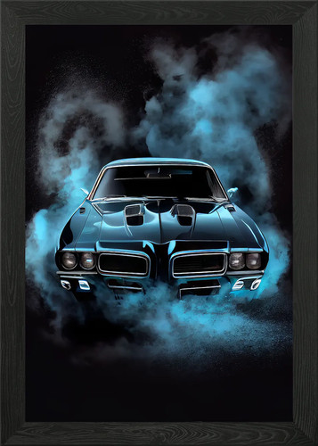 1969 pontiac gto judge - 1969, framed