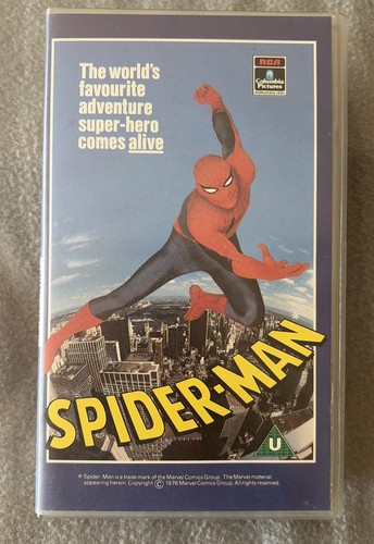 Spider man 1976 vhs uk - spider-man, pal